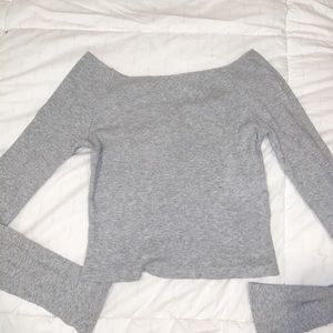 brandy melville off the shoulder top !